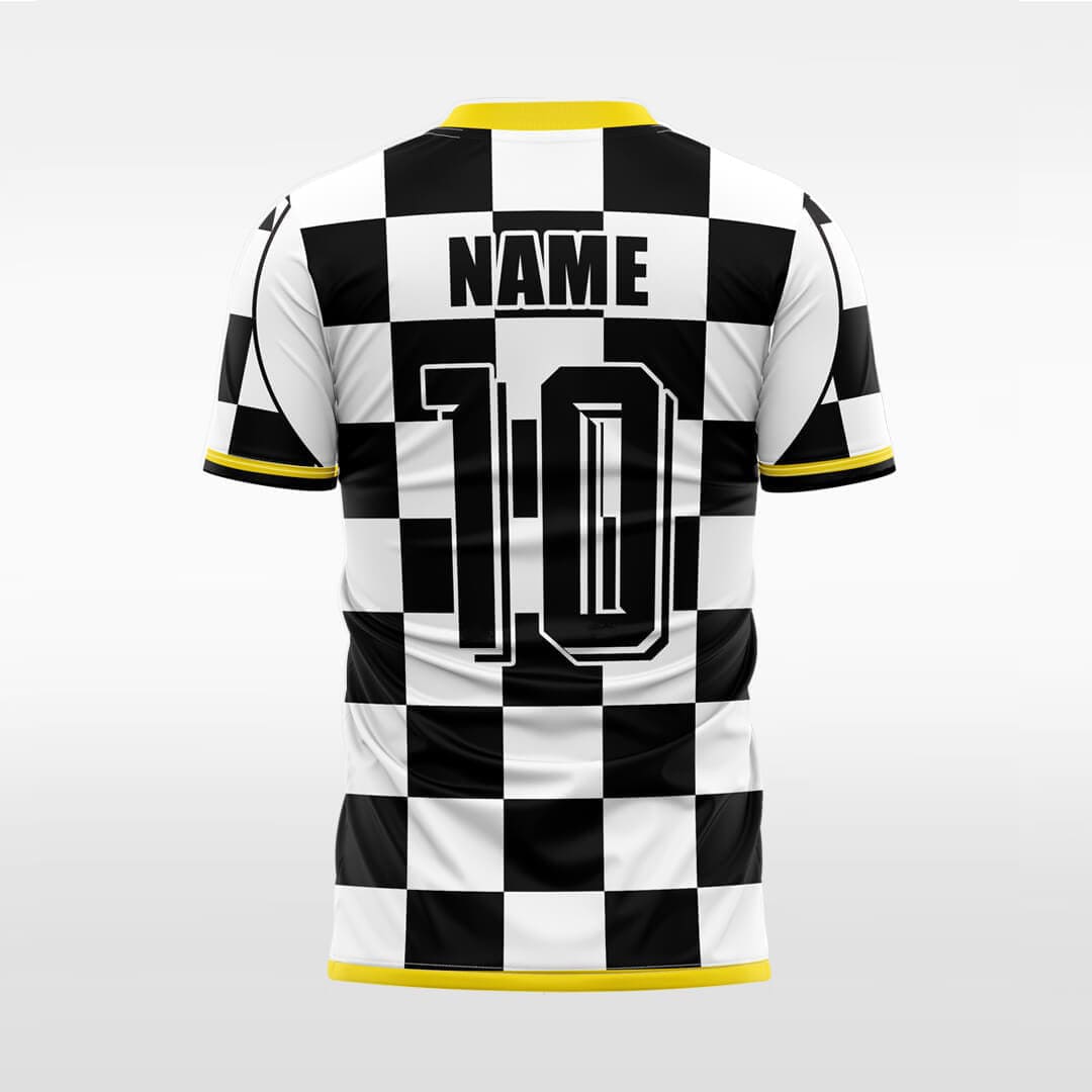 Checkerboard- Custom Soccer Jersey for Men Sublimation - 图片 2