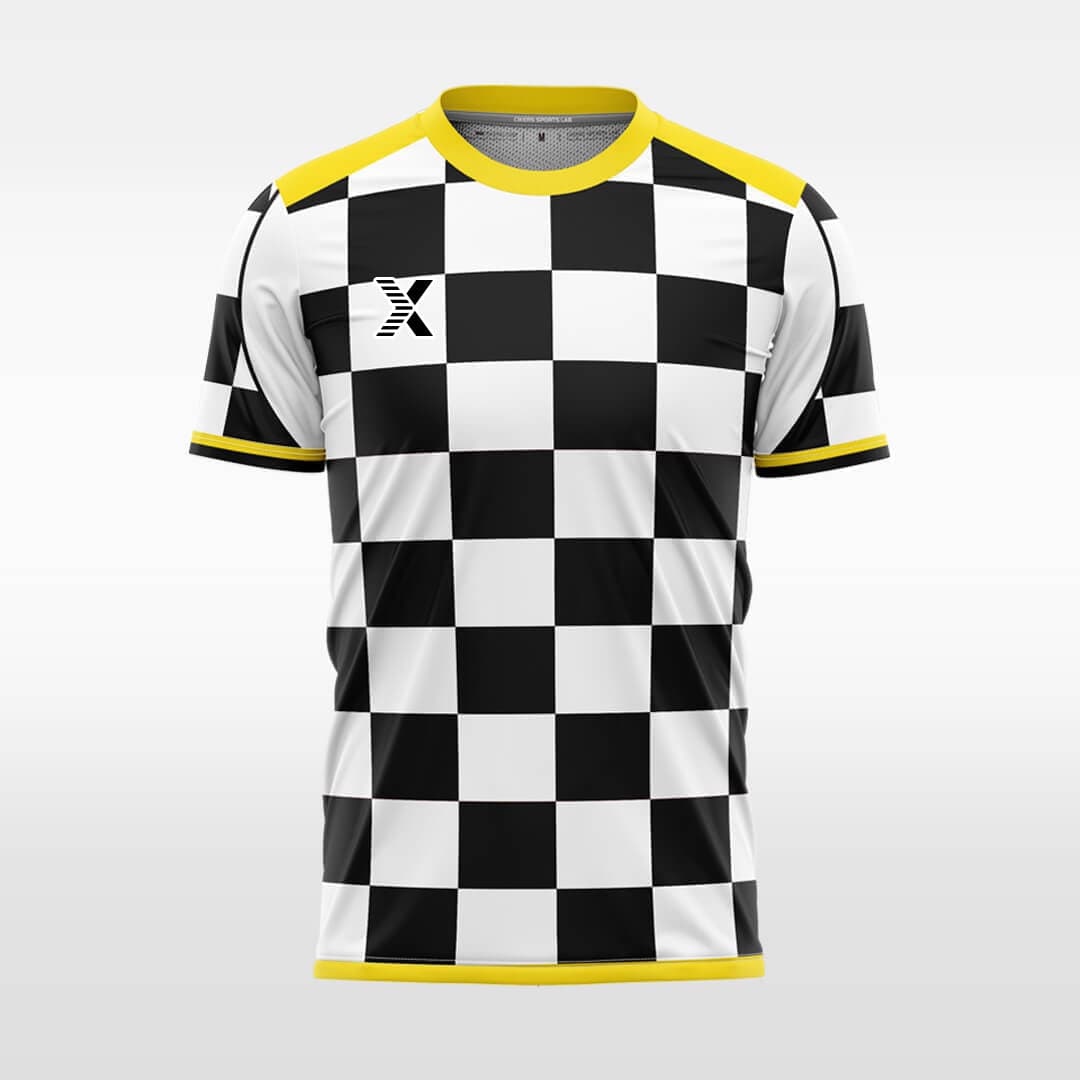 Checkerboard- Custom Soccer Jersey for Men Sublimation - 图片 3