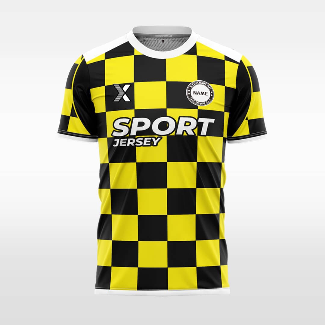 Checkerboard- Custom Soccer Jersey for Men Sublimation - 图片 5