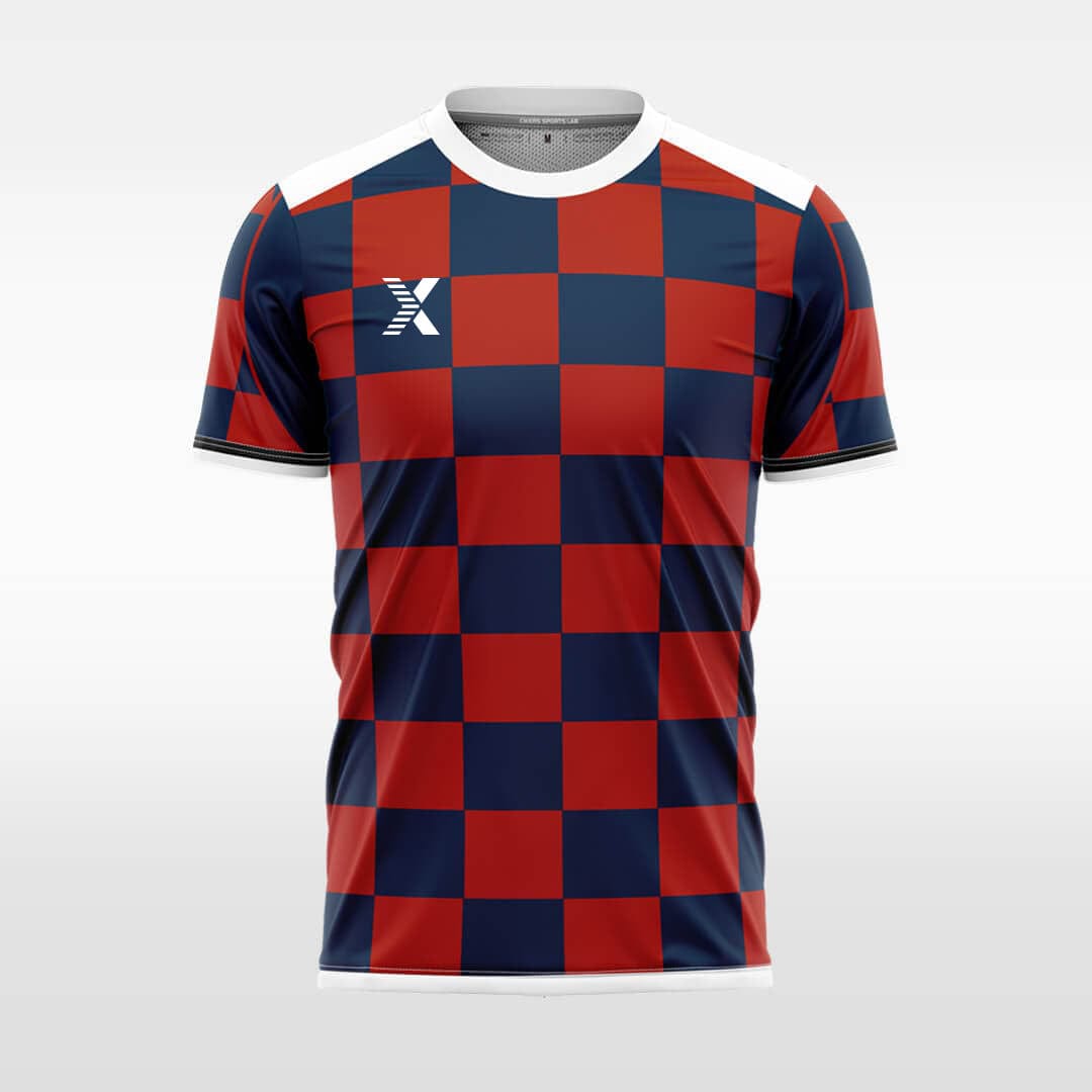 Checkerboard- Custom Soccer Jersey for Men Sublimation - 图片 11