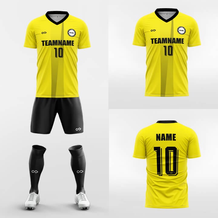 Furor- Sublimated Design Custom Soccer Jerseys Set - 图片 4